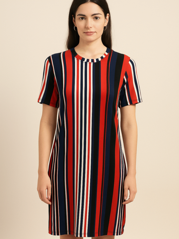 GEOMETRICAL LINE CLASSY DRESS