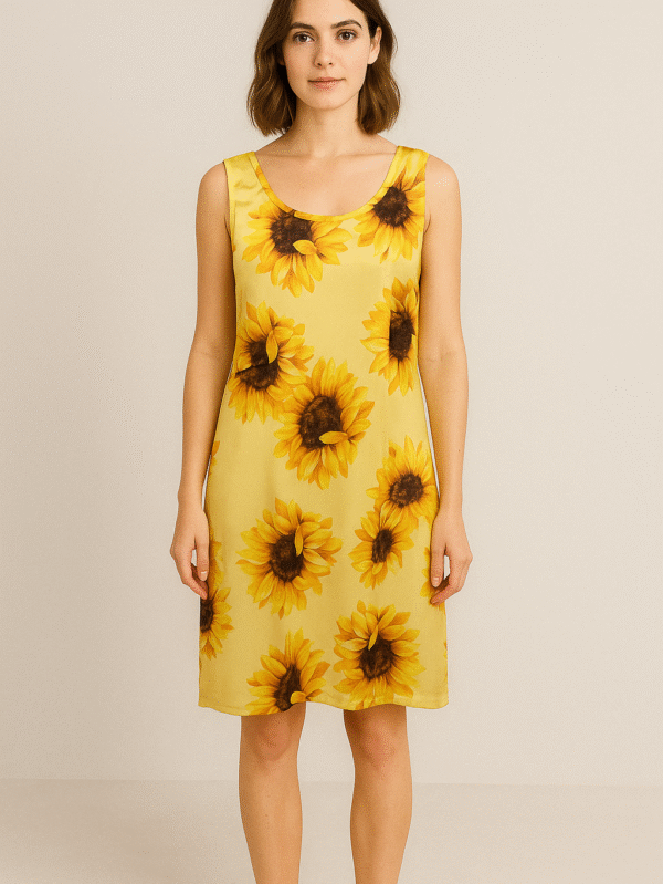 SUN FLOWER SHORT DRESS